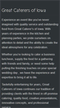 Mobile Screenshot of greatcaterersofiowa.com